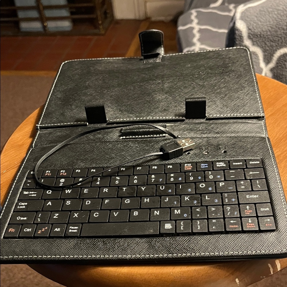 Universal Black Tablet Keyboard Case